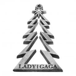 Bravado Lady Gaga Collectible 2010 Metal Christmas Tree 3