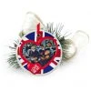 BuyRockNRoll The Beatles Collectible: 2012 "Love Me Do" Porcelain Disc Christmas Holiday Ornament