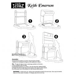 ELP Emerson Lake Palmer Collectible: 2006 KnuckleBonz Rock Iconz Keith Emerson Statue - SOLD! Emerson Lake & Palmer