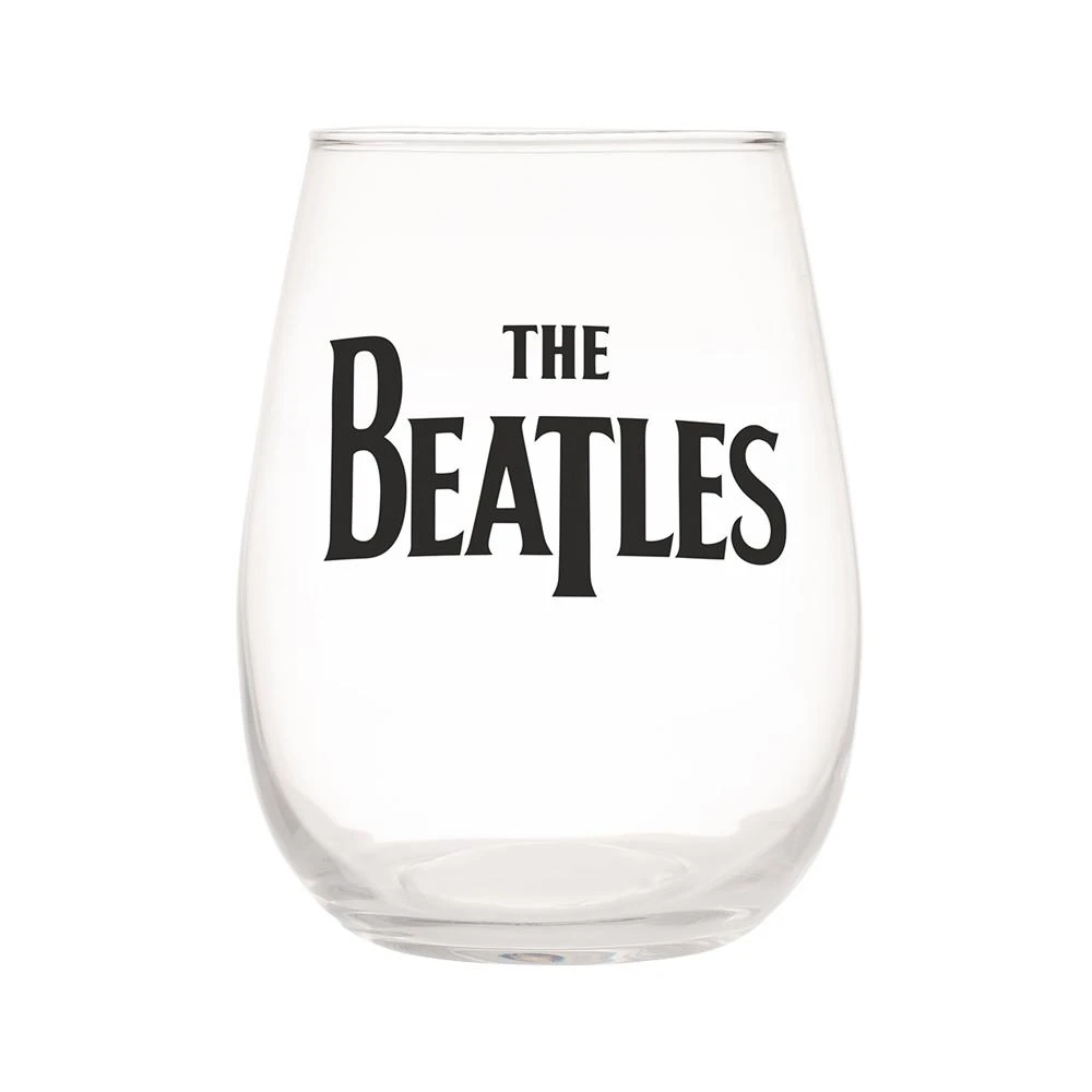 Beatles Collectibles Vandor 2018 Abbey Road 18 Oz Contour Glasses - Set Of 2