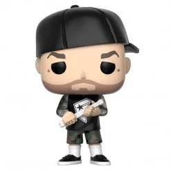 KnuckleBonz Blink 182 Collectible 2018 Funko Pop! Rocks #83 Mark Hoppus & #84 Travis Barker In Protectors