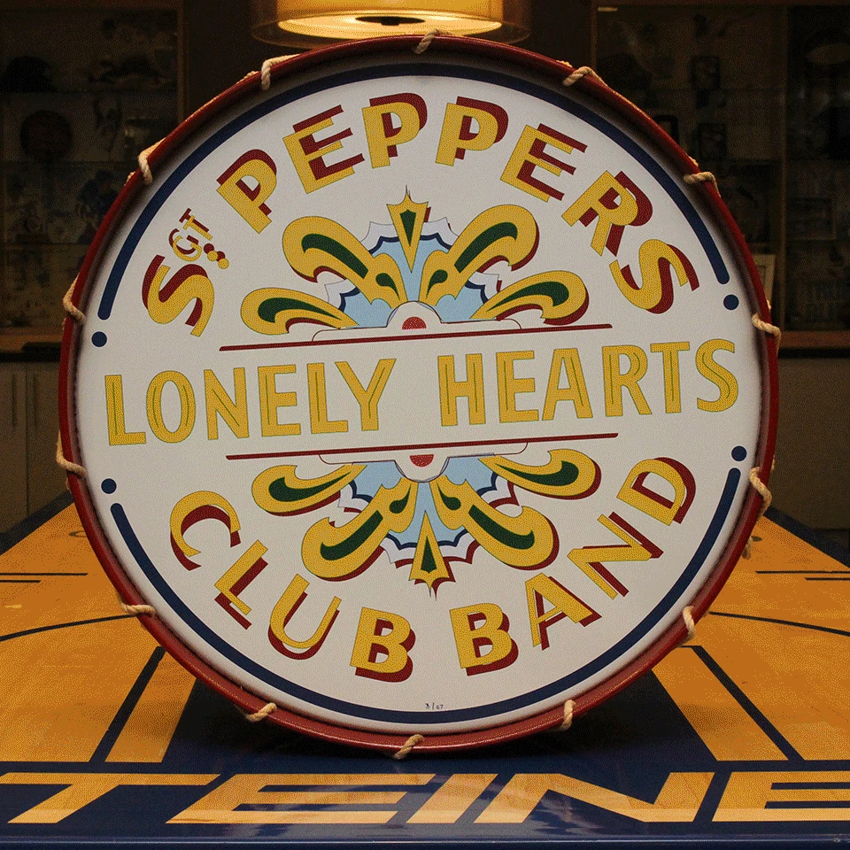 BuyRockNRoll Beatles, The Beatles Collectible: 2017 Sgt Peppers Lonely Hearts Club Band 50th Anniversary Drum Ltd Ed 67*