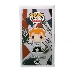 Sex Pistols Collectible 2012 Funko Pop! Rocks Johnny Rotten Figure In A Stacks Display Case