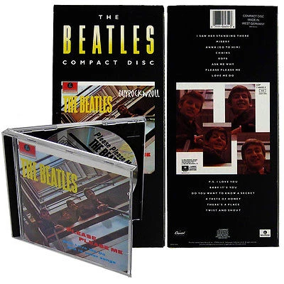 The Beatles 1987 USA Capitol Please Please Me Remastered CD Album & Longbox Beatles, The