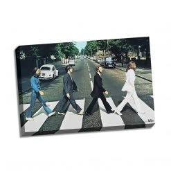 Steiner Sports The Beatles Collectors Abbey Road Wall Art Stretched Canvas 24x36