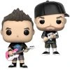 KnuckleBonz Blink 182 Collectible 2018 Funko Pop! Rocks #83 Mark Hoppus & #84 Travis Barker In Protectors