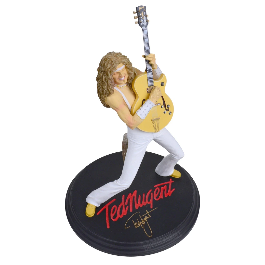 Ted Nugent Collectible 2008 KnuckleBonz Rock Iconz Ted Byrdland Gibson Guitar Statue