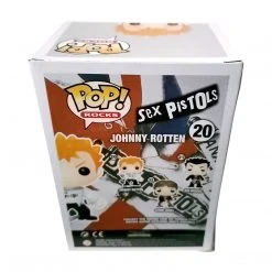Sex Pistols Collectible 2012 Funko Pop! Rocks Johnny Rotten Figure In A Stacks Display Case