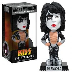 KISS 2011 Funko Wacky Wobbler Set Of 4: Demon Starchild Spaceman Catman