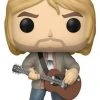 Kurt Cobain, Nirvana Nirvana Funko Pop Rocks Kurt Cobain FYE Brown Sweater MTV Unplugged Figure #67