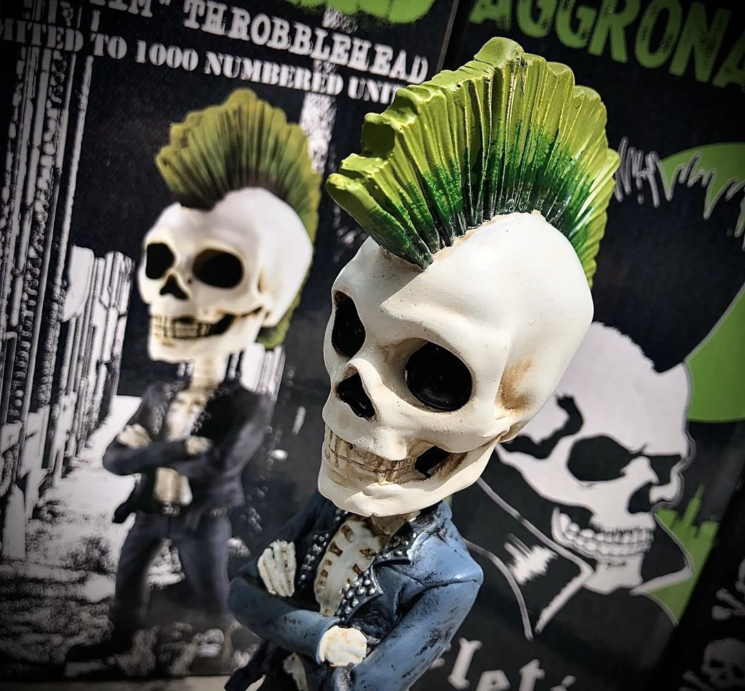 Rancid 2020 Aggronautix Skeletim Throbblehead V2 Limited Edition Of 1000