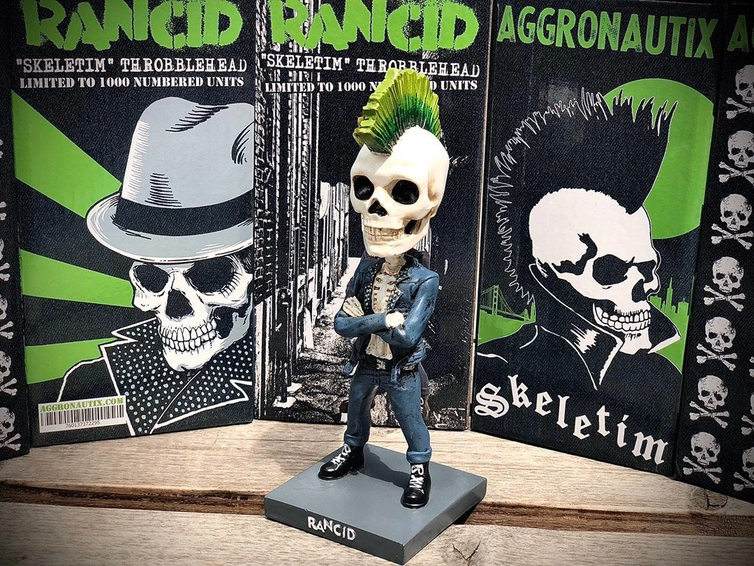 Rancid 2020 Aggronautix Skeletim Throbblehead V2 Limited Edition Of 1000