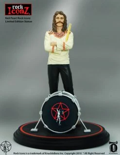 SOLD OUT! RUSH Collectible 2010 KnuckleBonz Rock Iconz Neil Peart Statue #209 Of 3000